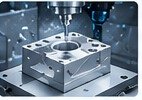 Haas VF-2 machining detail