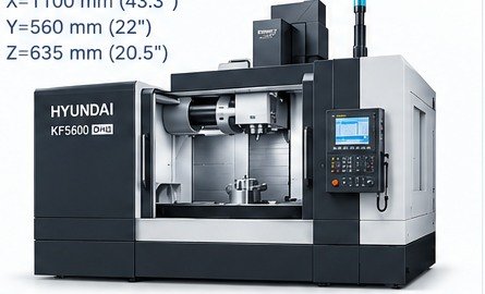 Hyundai KF5600 CNC vertical machining center