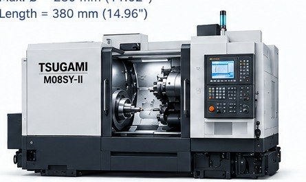 Tsugami M08SY-II multi-tasking CNC lathe
