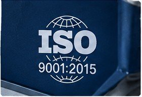ISO 9001:2015 quality certification concept
