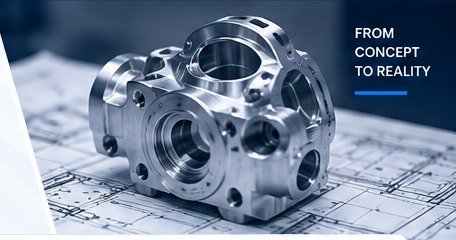 Precision machined component ready for quotation